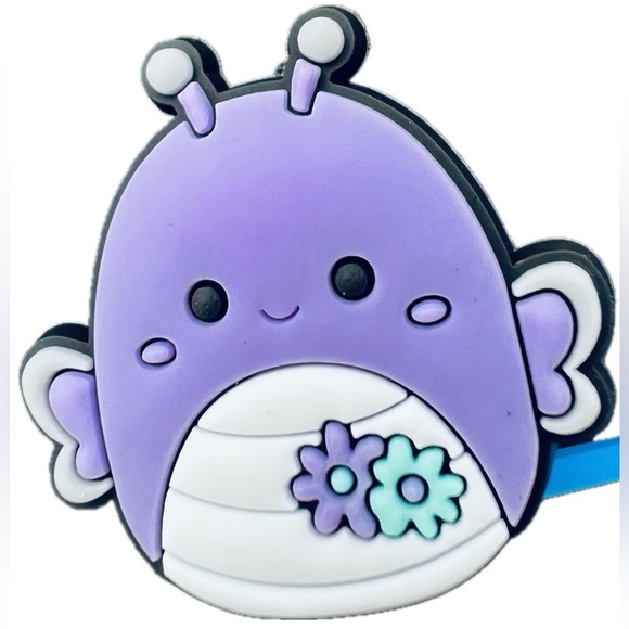 Squishmallow Straw Cover 4 Different Ones As Displayed New Nontoxic Silicone - Picture 4 of 8